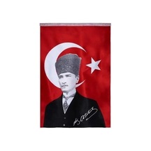 Ormi 70 105 Atatürk Baskılı Bez Bayrak