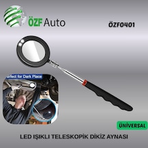 Özf0401 Led Işıklı Teleskopik Dikiz Aynası Ünüversal