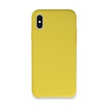 Apple iPhone Uyumlu X Kılıf Lansman Legant Silikon - Sarı Bz8683140296018