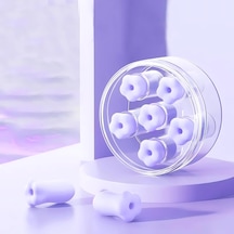 Çiftler Uyku İçin Kulak Tıkacı Gürültü Önleyici 38 Db Snr Yeniden Kullanılabilir Yumuşak Köpük Kulak Tıkacı Ses Azaltma, İşitme Koruması Kulak Tıkacı