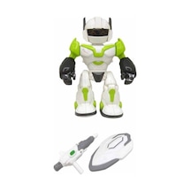 Asya Oyuncak Işıklı Sesli 360 Derece Dönebilen Yeşil Robot 19727-605