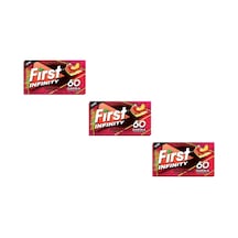 First 60 Dk Infinity Karpuz & Şeftali Aromalı Şekersiz Tatlandırıcılı Sakız - 3'lü Paket