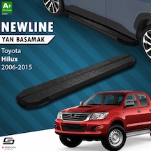 S-dizayn Toyota Hilux 7 Newline Siyah Yan Basamak 203 Cm 2006-201