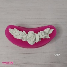 Yy0199 Bordür Güllü Silikon Kalıp
