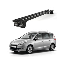Trio-ı Renault Grand Scenic 2009-2016 Uyumlu Siyah Kilitli Ara Atkı 120cm Port Bagaj Tavan Barı