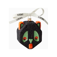 Loewe X Louis Wain Futurist Cat Cam Dekoratif Obje Siyah