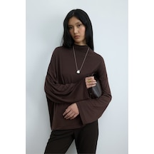 Suud Collection Kahverengi Olivia Bluz