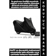 Branda Hafif Kompakt 4 Mevsim Uyumlu Yağmur Kar Su Toz Kir Yırtılma Aşınmaya Dayanıklı Uv Işını Kor