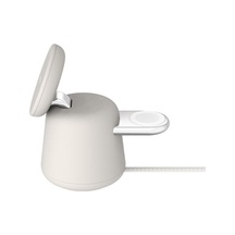 Boostcharge Pro 2'si 1 Arada Kablosuz Şarj Cihazı, Qi2 15w - İphone 17, 16, 15, 14, 13 Serisi, Apple Watch, Airpods Ve Diğer Qi2 Özellikli Cihazlar İçin Magsafe Uyumlu Şarj Cihazı, Kum Rengi