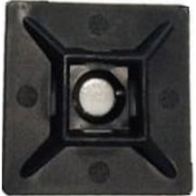 Gwest Yapışkanlı Kroşe 28mm x 28mm - Siyah - 50 Adet