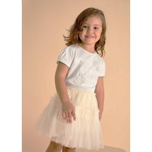 Kız Etek Takım 25ymyr30013961 Krem Kız Etek Takım 25ymyr30013961 Krem