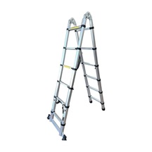 3,8 Metre 6+6 Basamaklı A Tipi Uzayan Alüminyum Teleskopik Merdiven