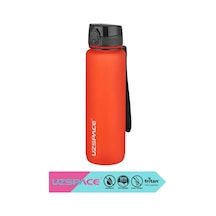 Uzspace 1000ml Soft Touch Tritan Su Matarası Kırmızı Çok Renkli