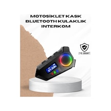 Ceylan Adam Bluetooth 5.4 İnterkom Ip65 Toz Ve Su Geçirmez Led Göstergeli