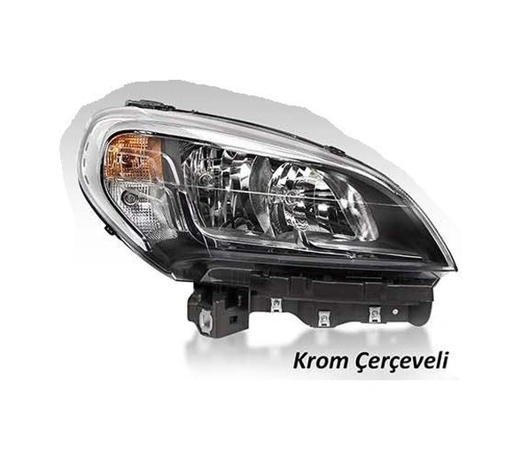 Far Motorlu Krom Çerçeveli Sol Fıat Doblo 2015