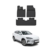 Byd Seal U Ev 2024-2026 Uyumlu 4d Havuzlu Paspas Kauçuk Siyah 3 Parça