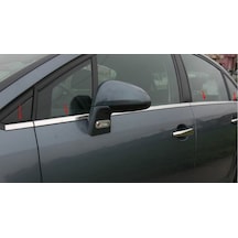 Citroen C4 Hb Krom Cam Çıtası Tk 2005-2010 8Prç Paslanmaz Çelik