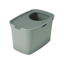 Top Cat Kapalı Kedi Tuvaleti - Gri/koyu Gri 59 Cm