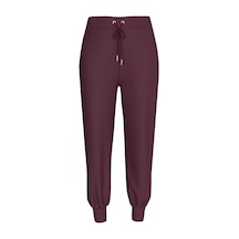 Calvin Klein Archıve Logo French Terry Slım J Kadın Bordo Eşofman Altı