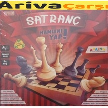 Satranç Oyunu Ahşap