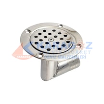 KROM DİRSEKLİ YER SÜZGECİ 25MM