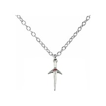 Naruto Kunai Figürlü İtachi & Sasuke Temalı Unisex Kolye 60 Cm Zincirli Anime Takı Gümüş 36742559
