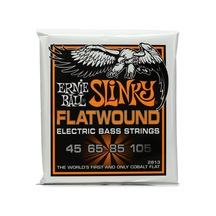 Ernie Ball Hybrid Slinky Flatwound Elektrik Bas Telleri, Ölçü 45-105
