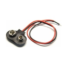 1 Adet - 9V Pil Başlığı Bağlantı Kablosu Jack Soket 9Volt Arduino N11.396