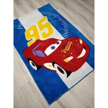 Disney Halı Çocuk Odası Halısı D144Mcqueen Araba 100X150 Cm Çok Renkli
