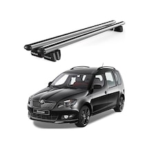 Pençe Skoda Roomster 2006-2015 Uyumlu Gri Ara Atkı Port Bagaj Tavan Barı