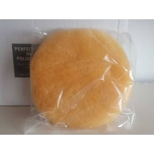 Sarı Pasta Keçesi Lambswool Polishing Pad Yün Pasta Pedi 160 Mm