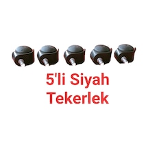 Turaofis Tura Ofis 5 Adet Tekerlek Ofis Koltuğu Yedek Parçası