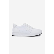 Valmenti Erkek Hakiki Deri Beyaz Sneakers & Spor Ayakkabı 537 3567 Erk Ayk Sk24-25 Beyaz Beyaz