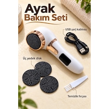 Yuvarlak Başlıklı Elektrikli Ayak Ve Topuk Bakım Cihazı - Lisinya