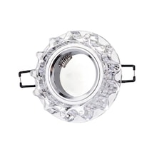 1 Adet Cata Ct 6595 Karanfil Led Efektli Dekoratif Cam Spot Kasası Gu10 Duy 3200k Gün Işığı 10 Parça Siyah
