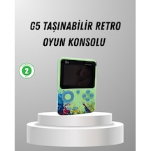 500 Oyunlu G5 Retro Mini Oyun Konsolu 3 İnç Ekran Ve Tv Desteği
