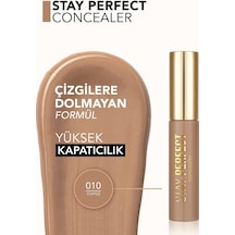 Doğal Bitişli Kapatıcı Sarı Alt Ton - Stay Perfect Concealer - 010 Toffee - 8682536085625 Çok Renkli