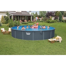 Bestway 561rp Hydrium Çelik Duvarlı Yer Üstü Çember Havuz Seti 7,32 M X 1,32 M