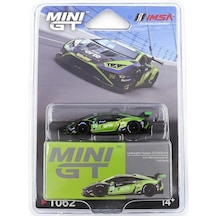Mını Gt 1:64 Lamborghini Huracán Gt3 Evo2 78 Forte Racing 2024 Imsa Daytona 24 Saat Blister Paket Mgt01062-bl Yeşil