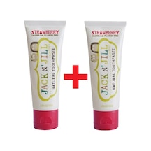 Jack N' Jill Çilek Aromalı Doğal Diş Macunu 50 G x 2