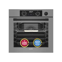 Simfer 8246 11 Fonksiyon Steam Master Ankastre Fırın Gri Cam Dijital
