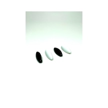 4 Adet Plastik Çengelli Eşarp Ve Şal İğnesi Siyah Beyaz 4 Cm Çok Renkli
