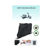 Siyah Arka Çanta Ve Kilit Uyumlu Honda Shadow Srx 90 Uyumlu Motor Brandası