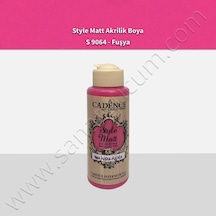 Cadence Style Matt Akrilik Boya 120 Ml. S9064 Fuşya