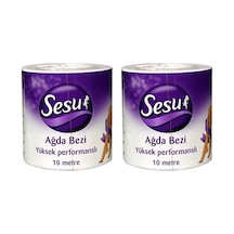 Sesu Ağda Bezi 10'lu + Spatula x 2