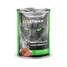 Prochoice Selective Cat Biftek ve Ciğerli Kıyılmış Konserve Yetişkin Kedi Maması 400 G