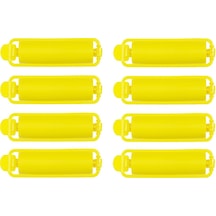 1,5 Cm Rubber Bigudi 8li - 37 Çok Renkli