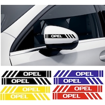 Opel Calibra Yan Dikiz Aynası Şerit Sticker Araca Özel