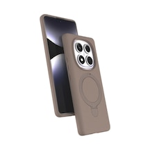 Redmi Note 14 Pro 5g Regal Magsafe Standlı Kapak - Çöl Titanyum İtdark50451