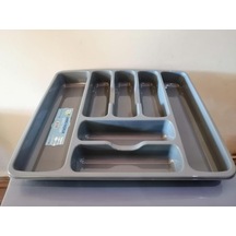 Poly Time Gri Plastik Çekmece Kaşıklık Jumbo E205